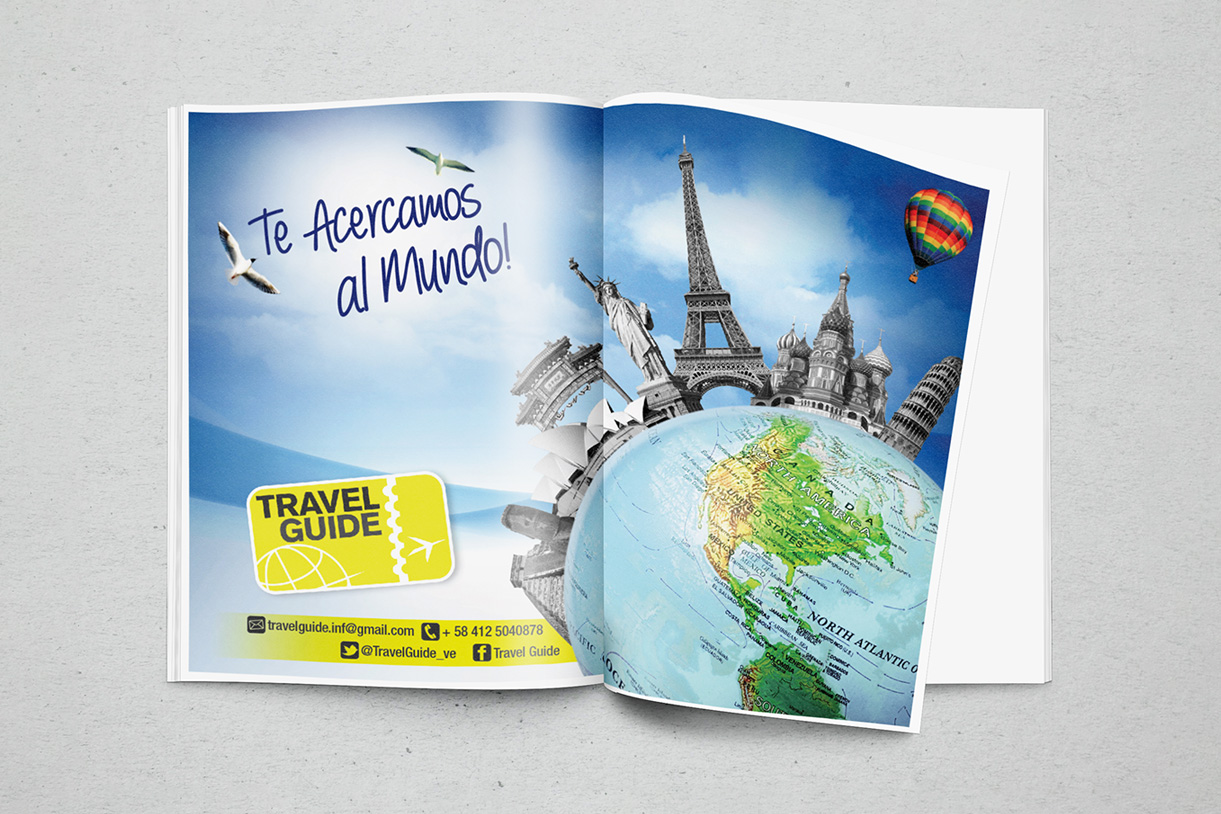  Portfolio Ads Magazine Travel Guide 